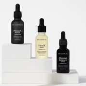 Blemish Balance, FirmX and PlumpX | Advanced corrective trio for plumper, firmer, and clearer skin
