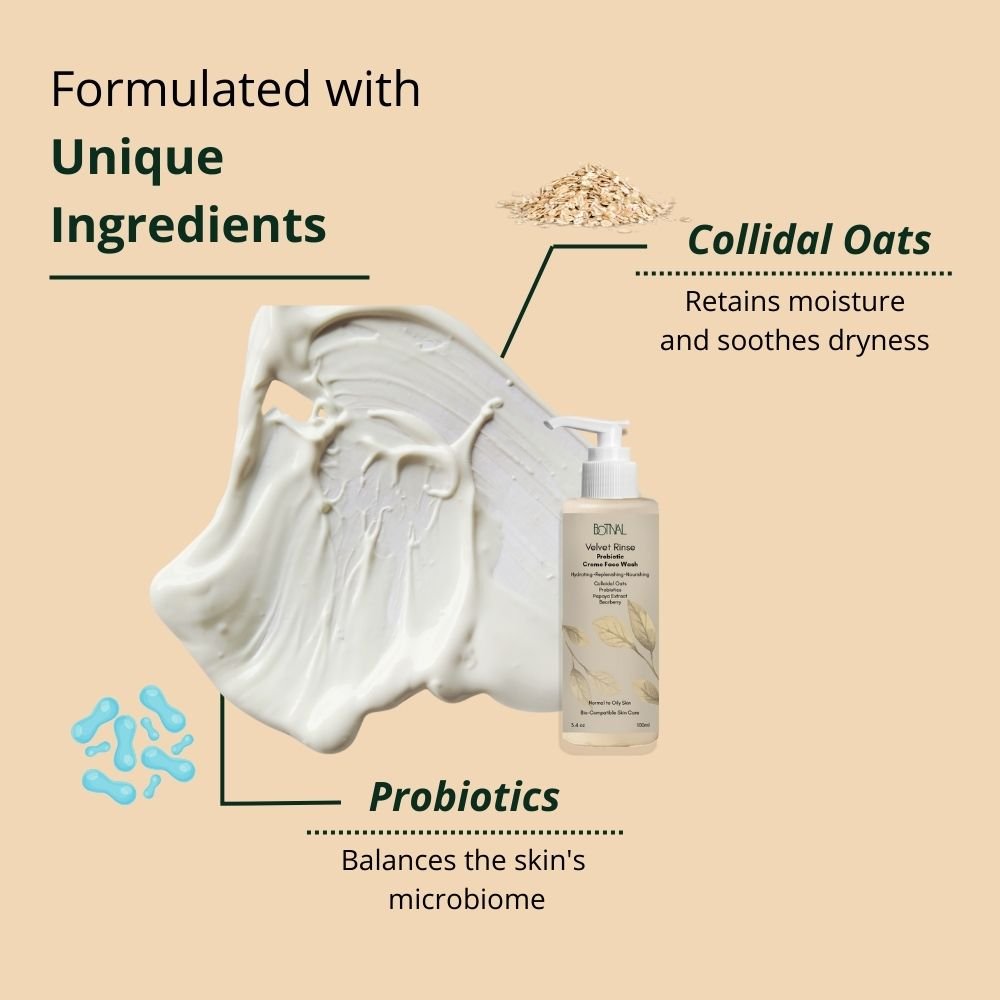Velvet Rinse Probiotic Creme Face Wash